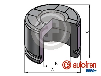 Remzadel/remklauw zuiger Autofren Seinsa D025662