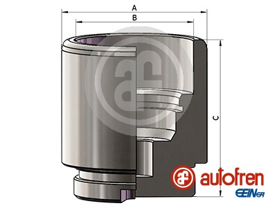 Remzadel/remklauw zuiger Autofren Seinsa D025705