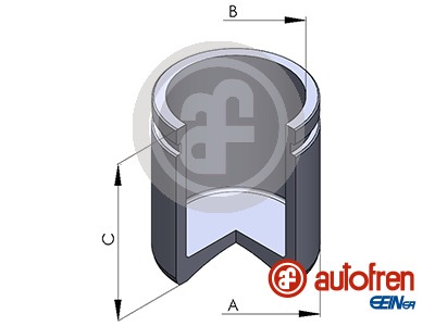 Remzadel/remklauw zuiger Autofren Seinsa D02573