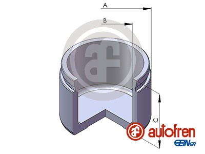 Remzadel/remklauw zuiger Autofren Seinsa D025750