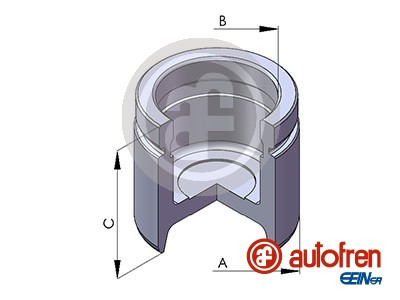 Remzadel/remklauw zuiger Autofren Seinsa D025766