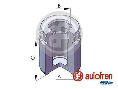 Remzadel/remklauw zuiger Autofren Seinsa D02577