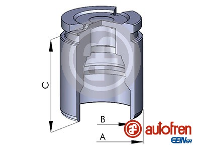 Remzadel/remklauw zuiger Autofren Seinsa D025786