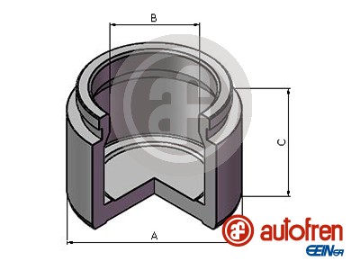 Remzadel/remklauw zuiger Autofren Seinsa D025841
