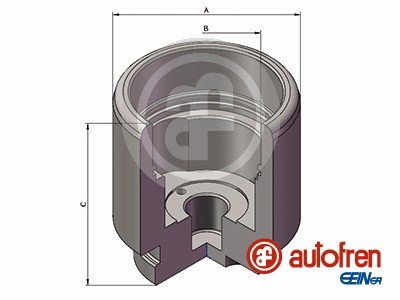 Zuiger, remklauw Autofren Seinsa D025863