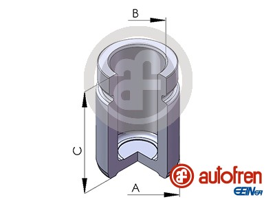 Remzadel/remklauw zuiger Autofren Seinsa D02588