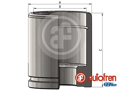 Remzadel/remklauw zuiger Autofren Seinsa D025888