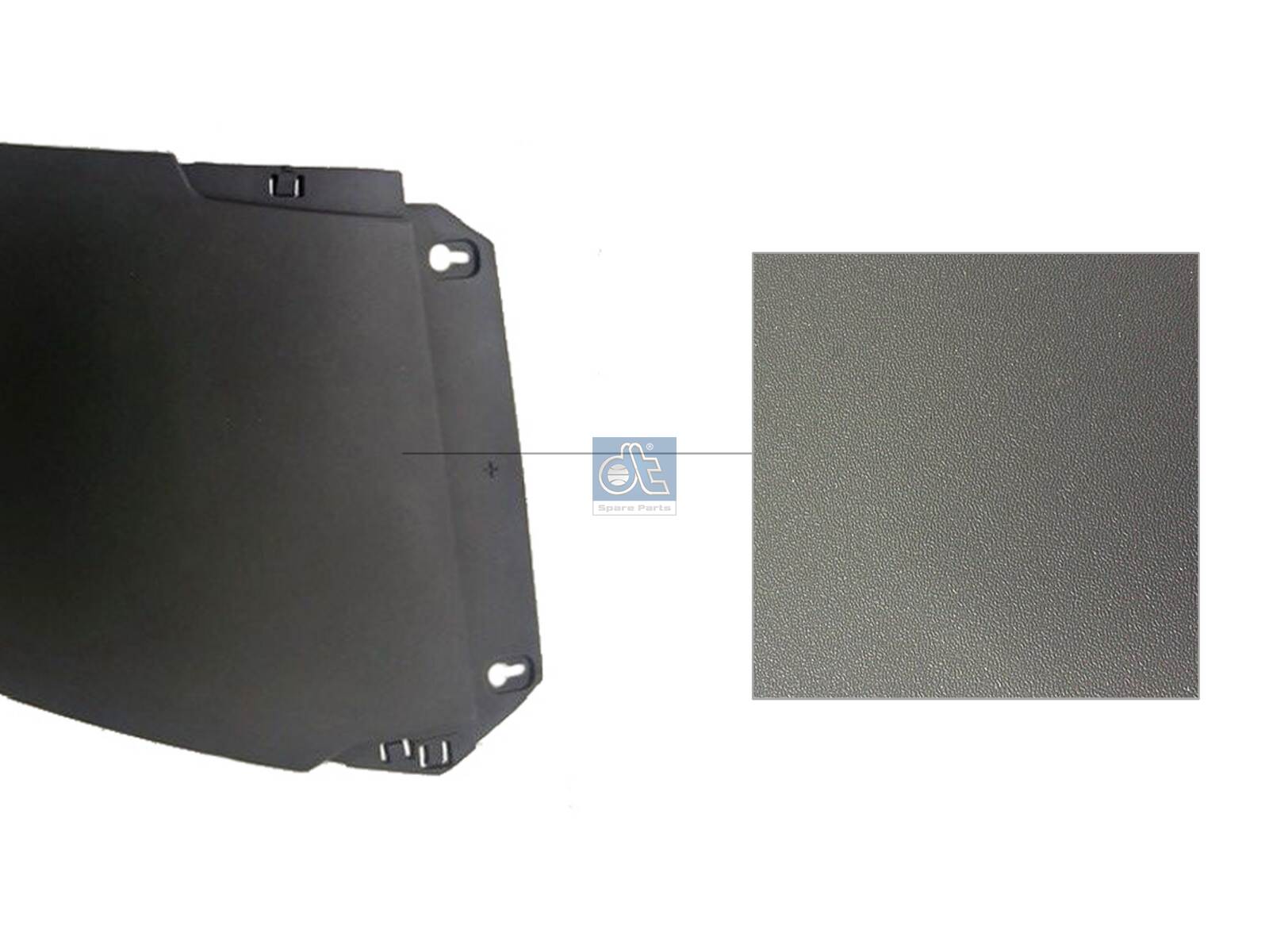 Dt Spare Parts Afdekking, voorpaneel onder 2.00108