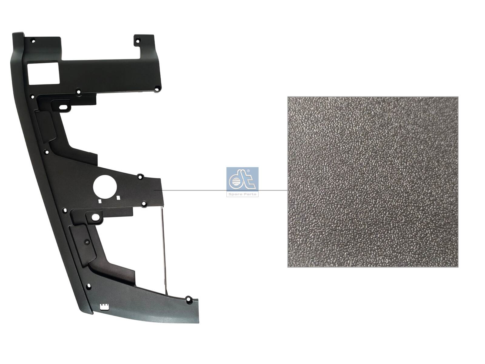 Dt Spare Parts Plaat, radiateurgrille 2.00390