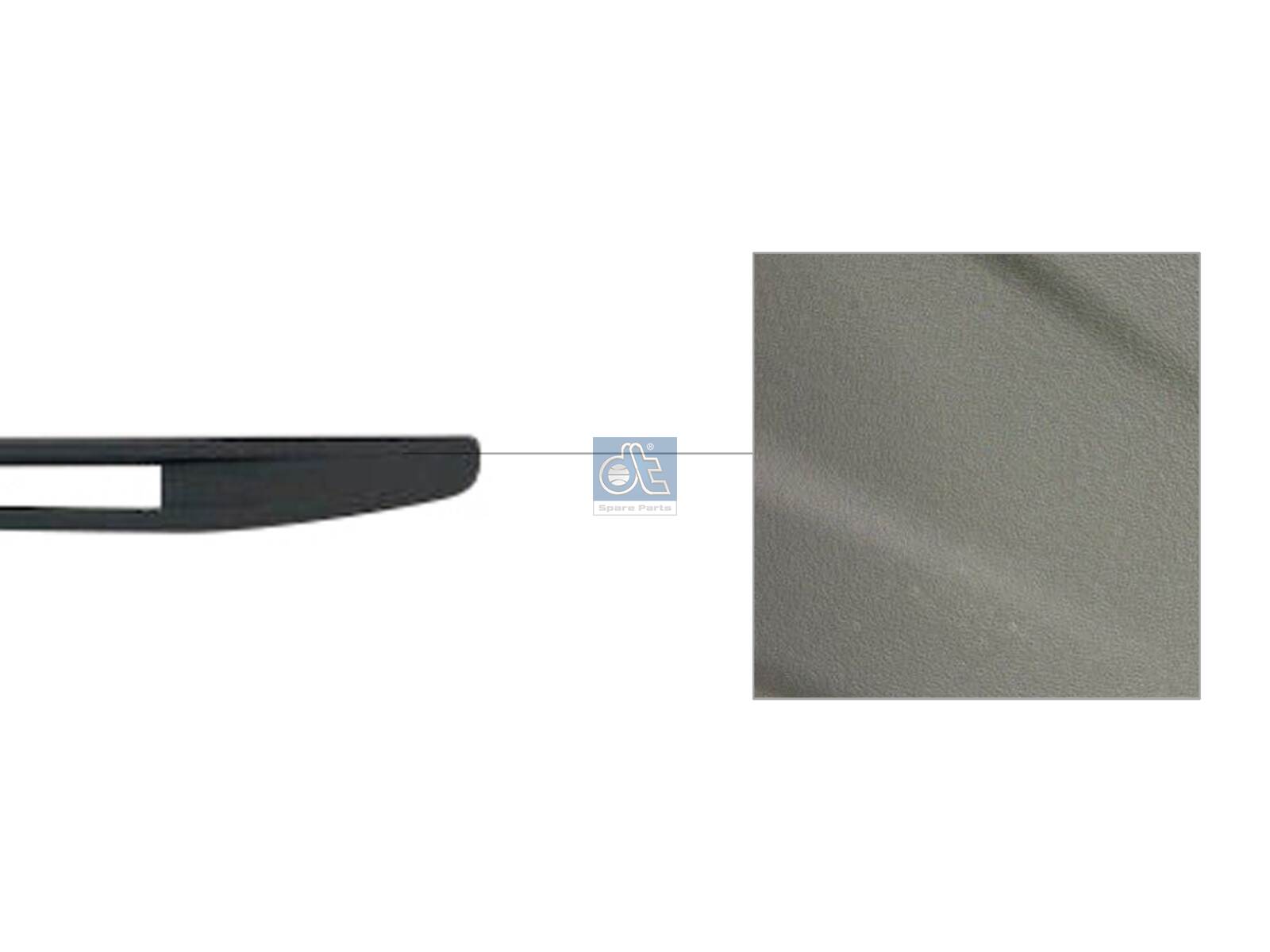 Dt Spare Parts Afdekking, voorpaneel onder 2.00451