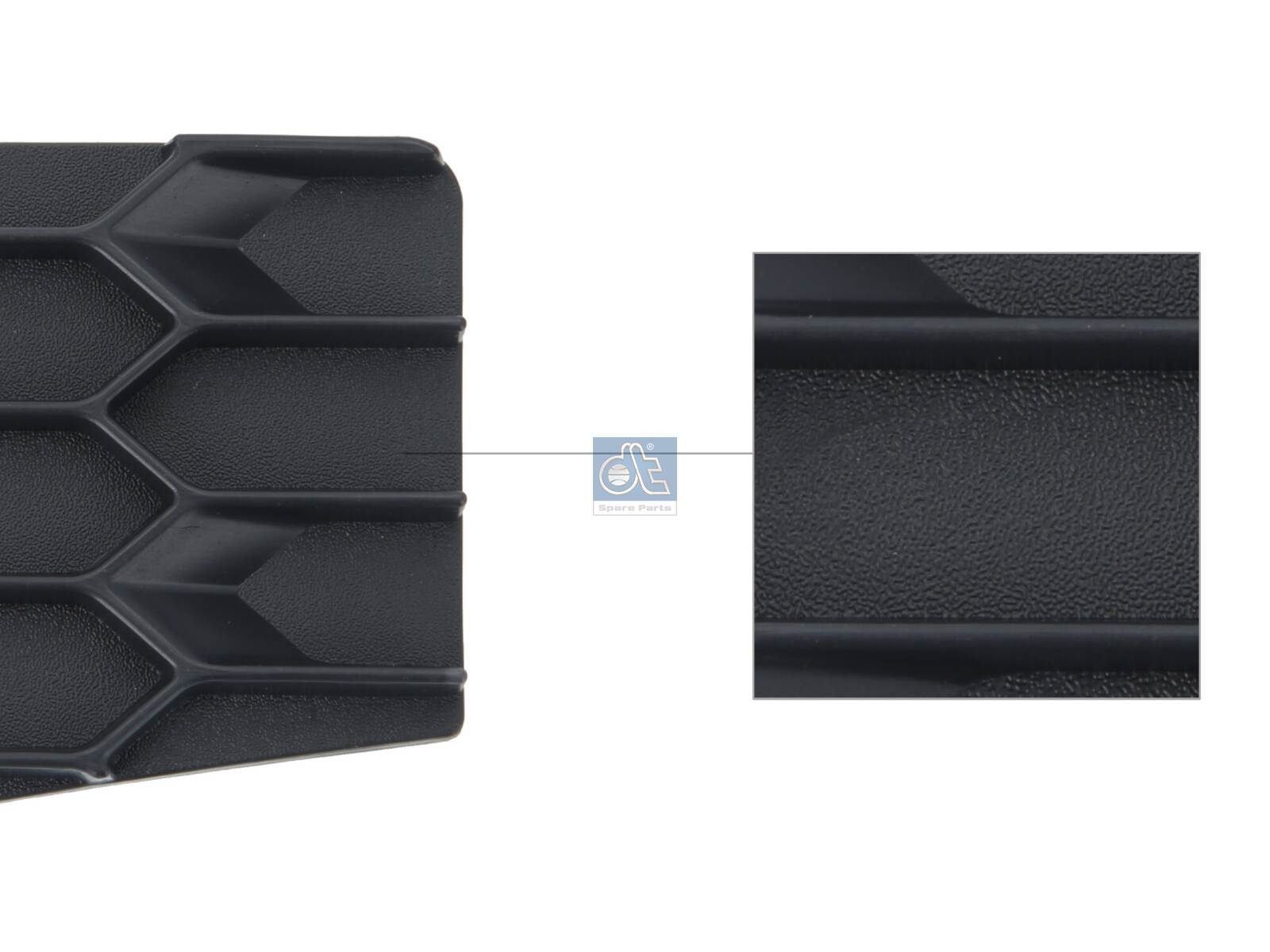 Dt Spare Parts Plaat, radiateurgrille 2.00473