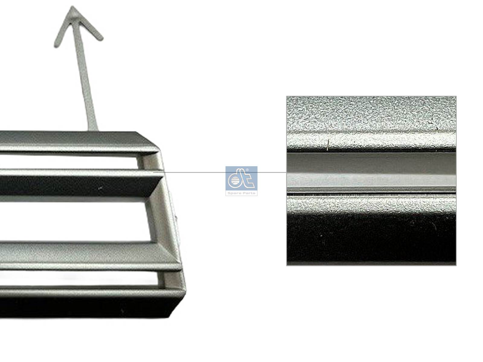 Dt Spare Parts Plaat, radiateurgrille 2.00519