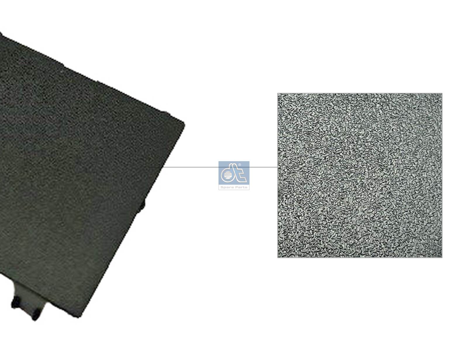 Dt Spare Parts Afdekking, voorpaneel onder 2.00541