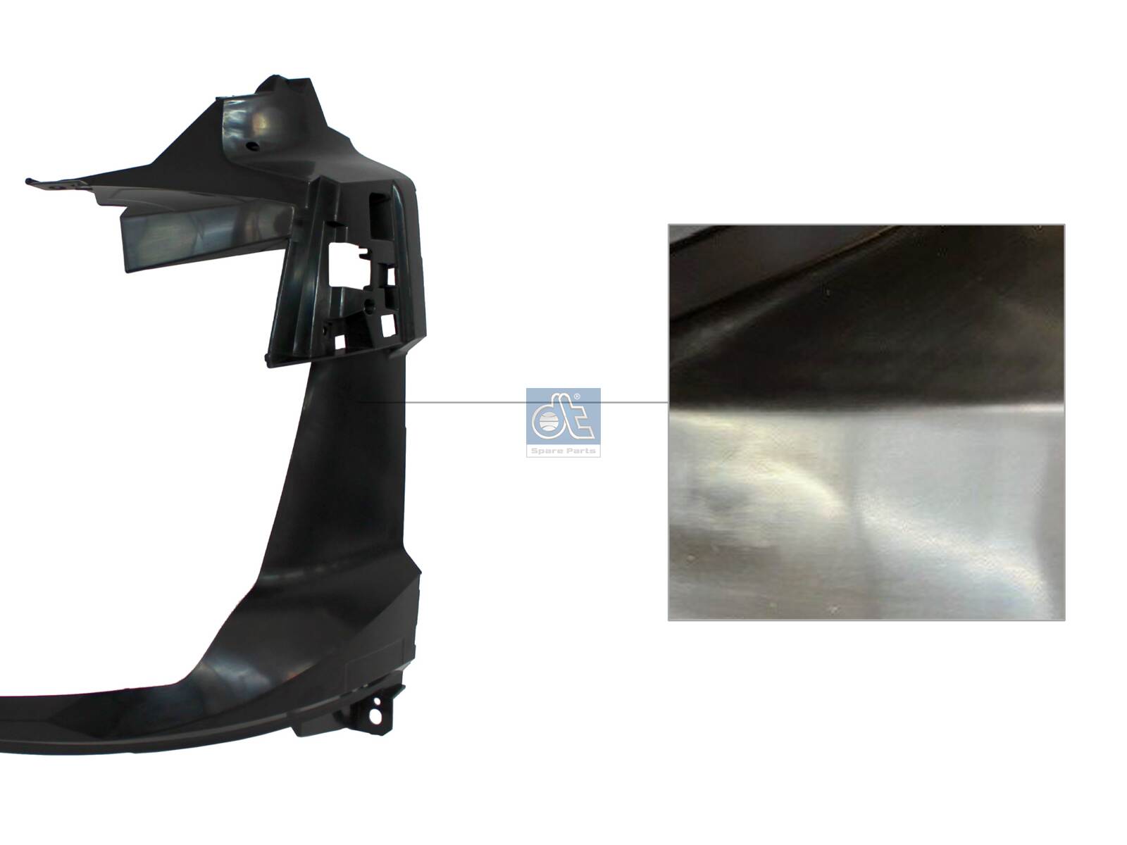 Dt Spare Parts Plaat, radiateurgrille 2.24548