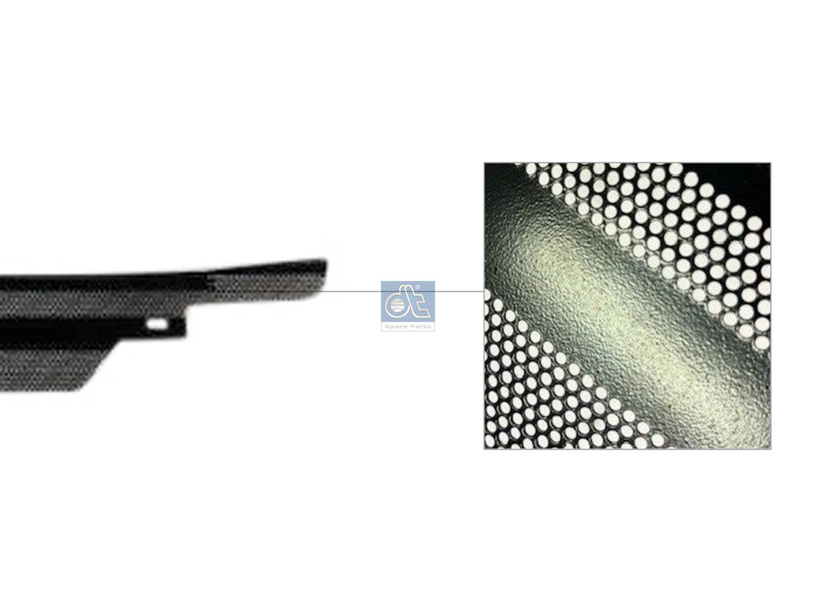 Dt Spare Parts Plaat, bumper 3.80744