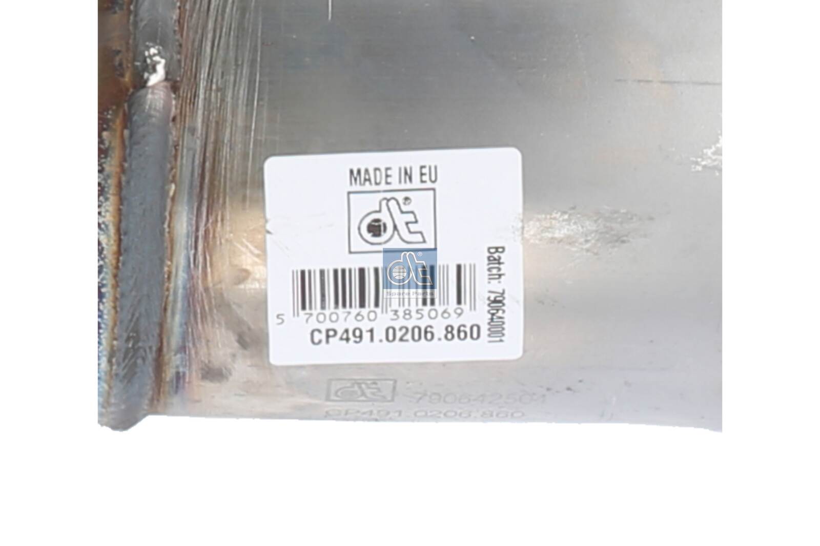 Dt Spare Parts Uitlaatpijp 4.00860