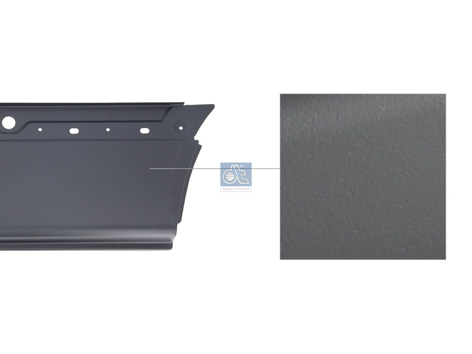 Dt Spare Parts Sier- / beschermingspaneel, zijwand 4.01005