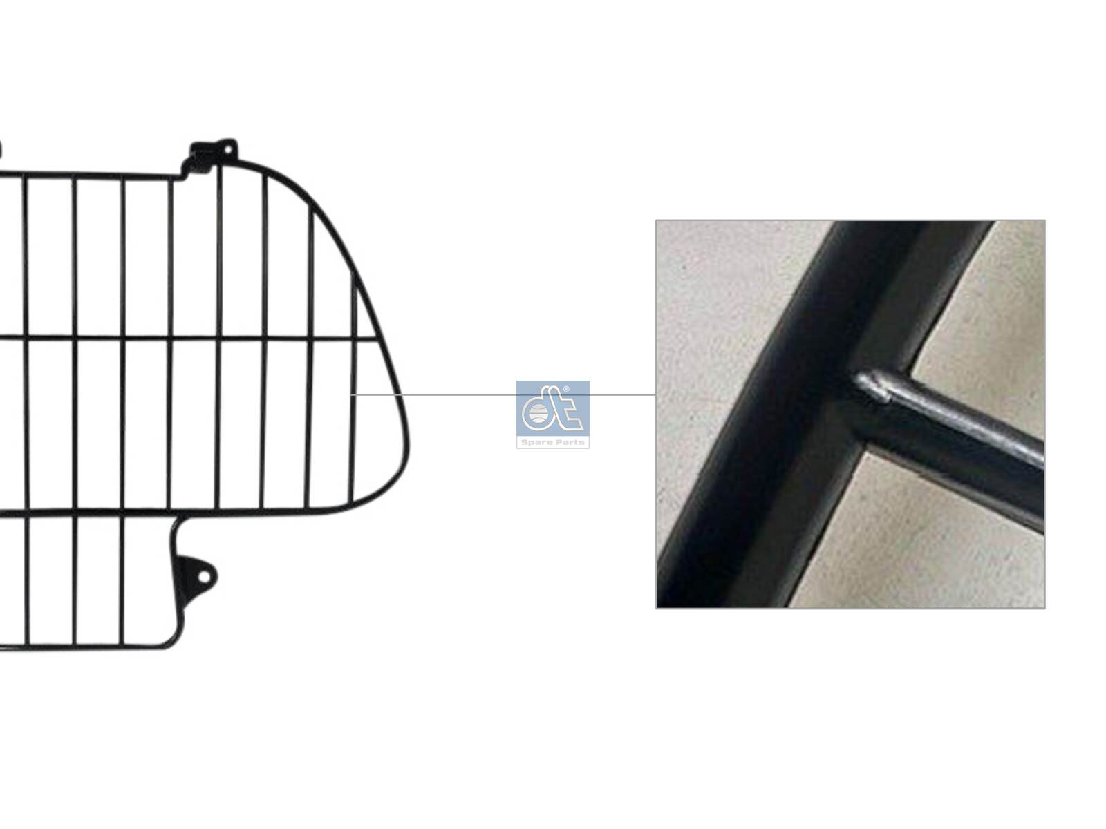 Dt Spare Parts Afdekking, koplamp 4.64334