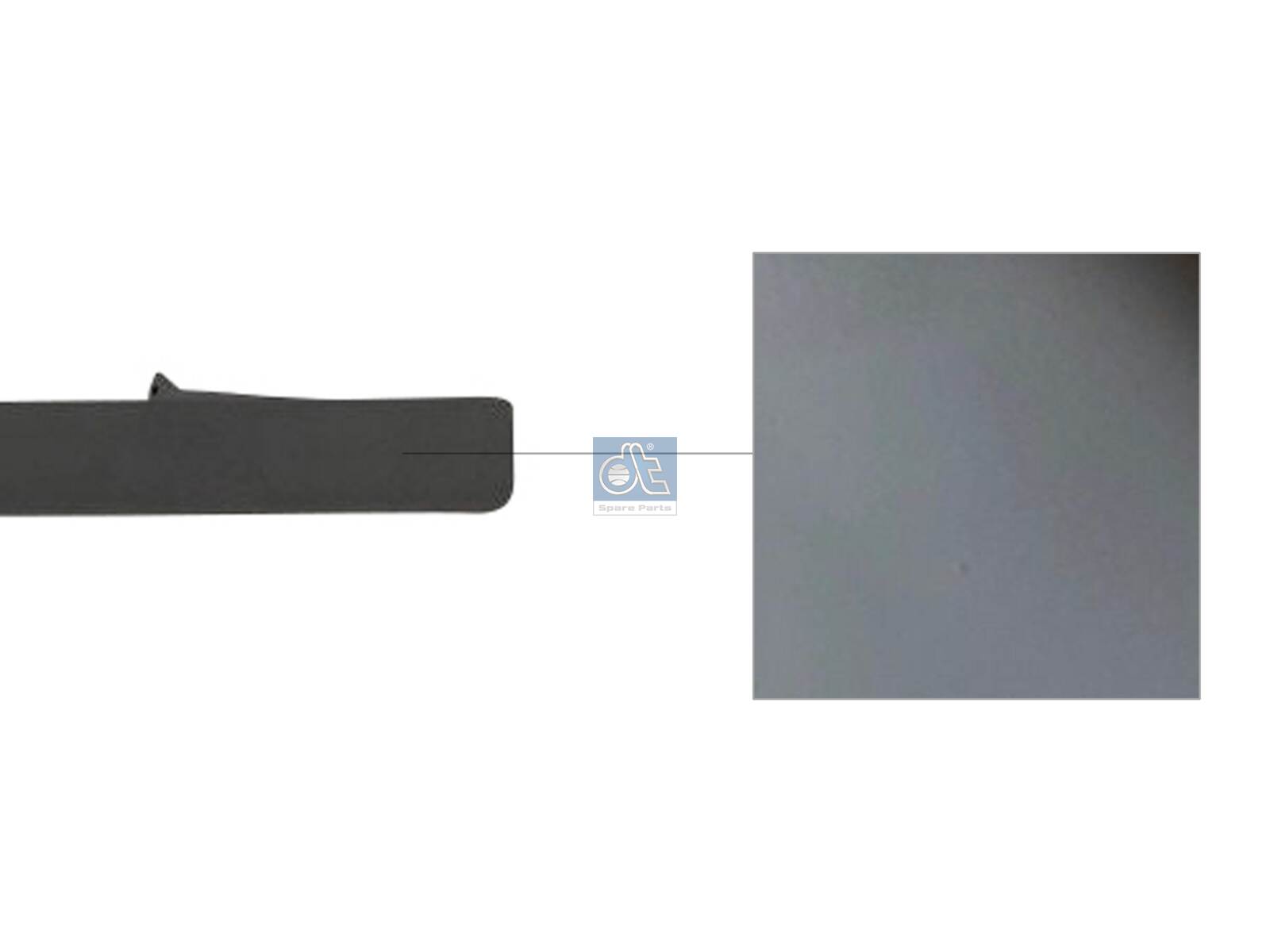 Dt Spare Parts Plaat, bumper 4.70695