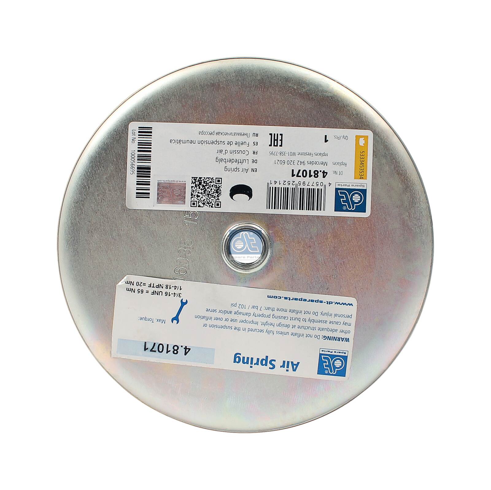 Dt Spare Parts Veerbalg 4.81071