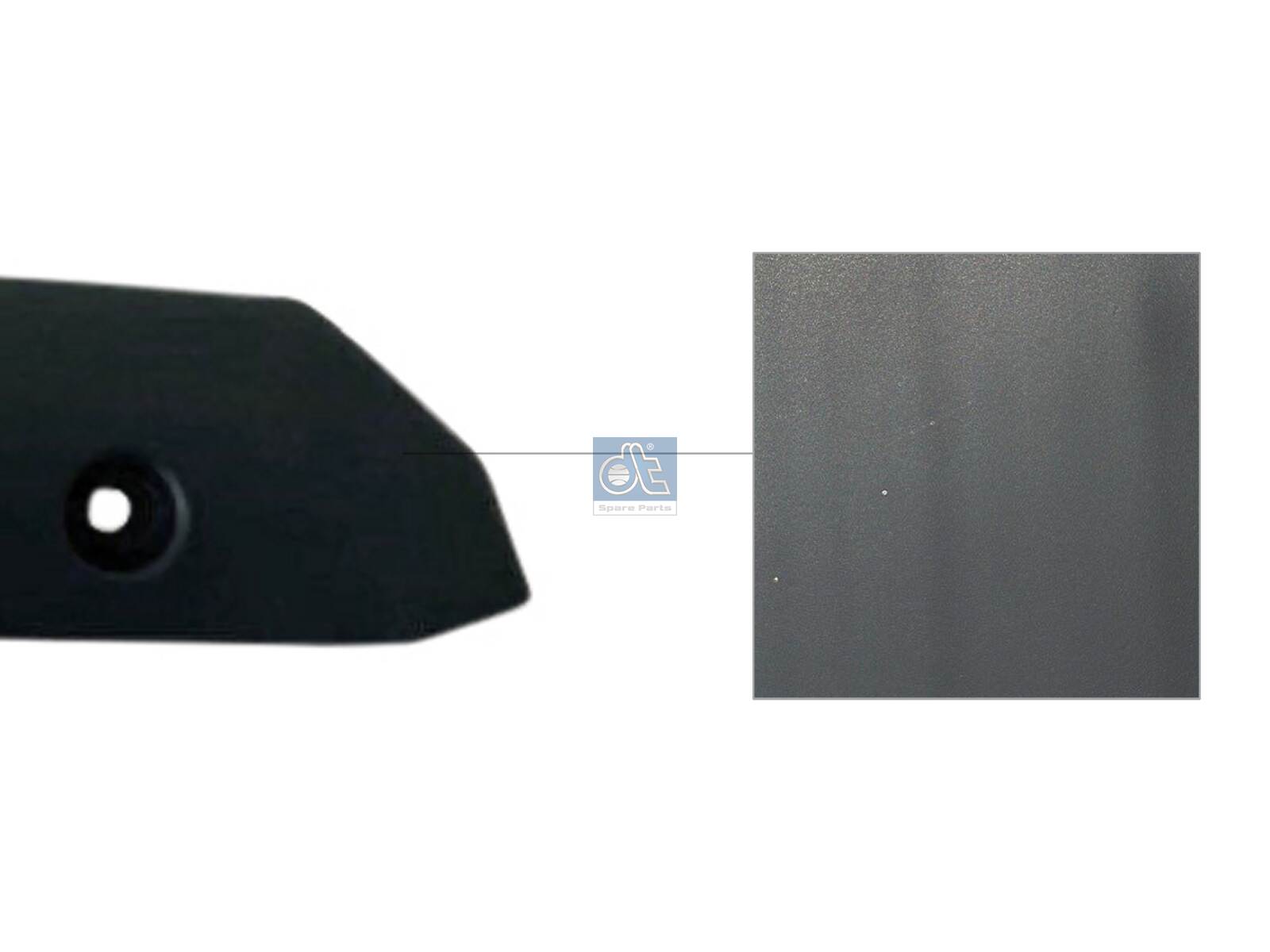 Dt Spare Parts Plaat, bumper 5.00015