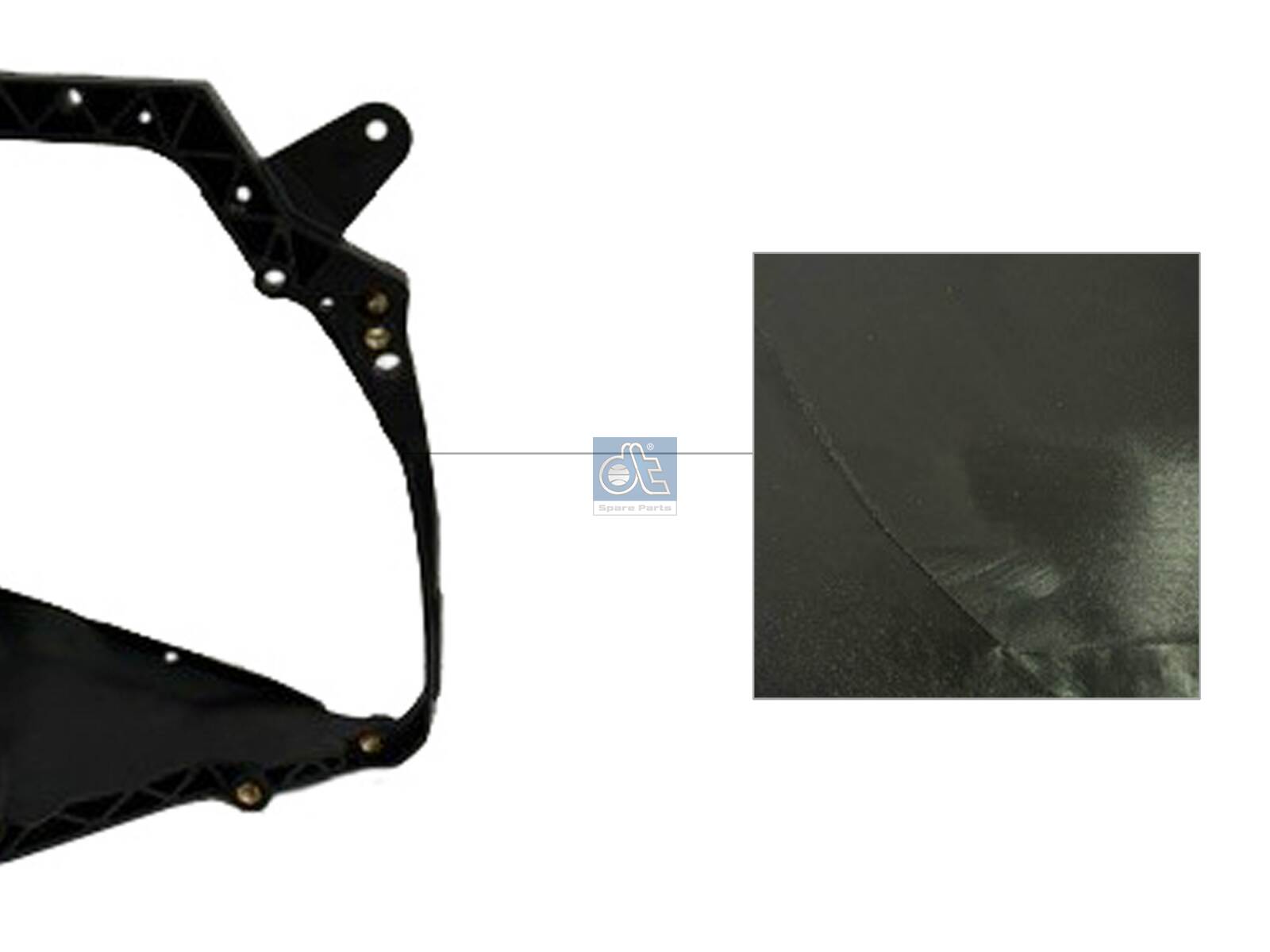 Dt Spare Parts Frame, koplamp 5.00306