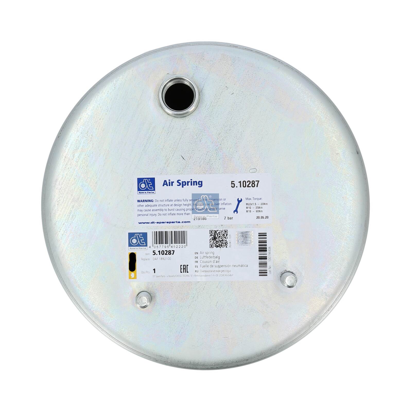 Dt Spare Parts Veerbalg 5.10287