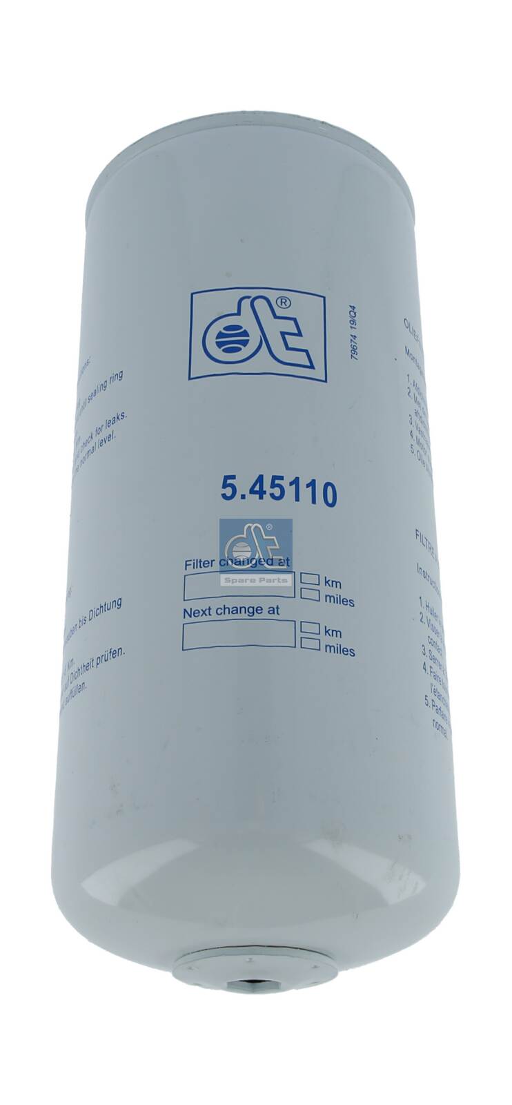 Dt Spare Parts Oliefilter 5.45110