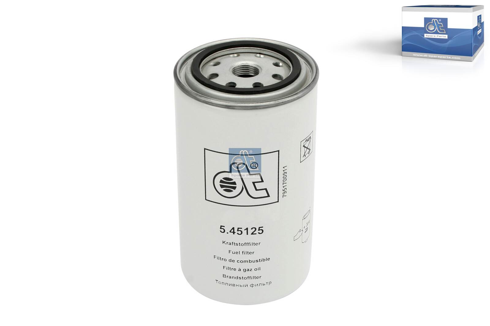 Dt Spare Parts Brandstoffilter 5.45125