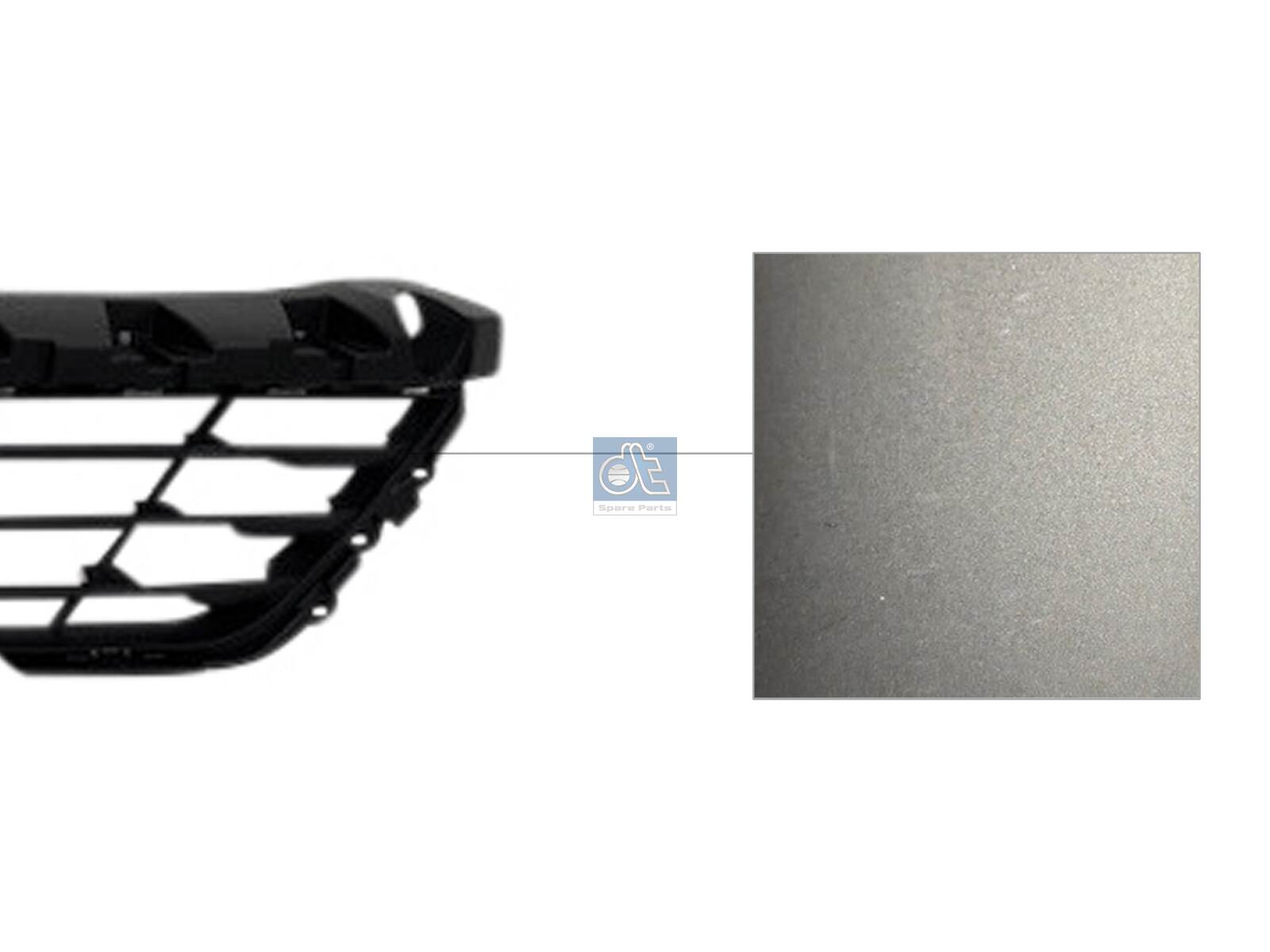 Dt Spare Parts Ventilatiegrille, bumper 6.00369