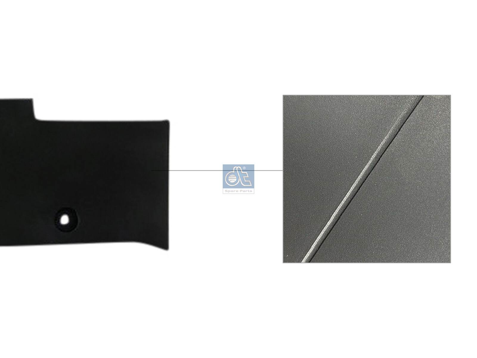 Dt Spare Parts Plaat, bumper 7.00175