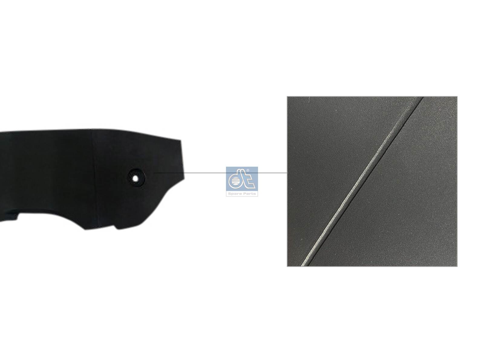 Dt Spare Parts Plaat, bumper 7.00176