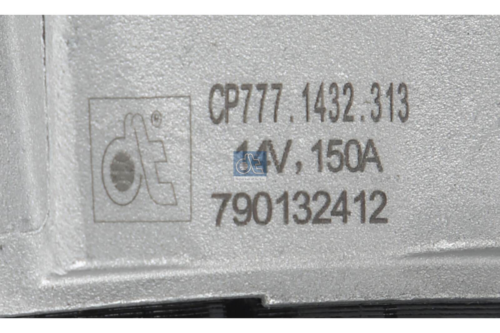 Dt Spare Parts Dynamo / Alternator 7.00313