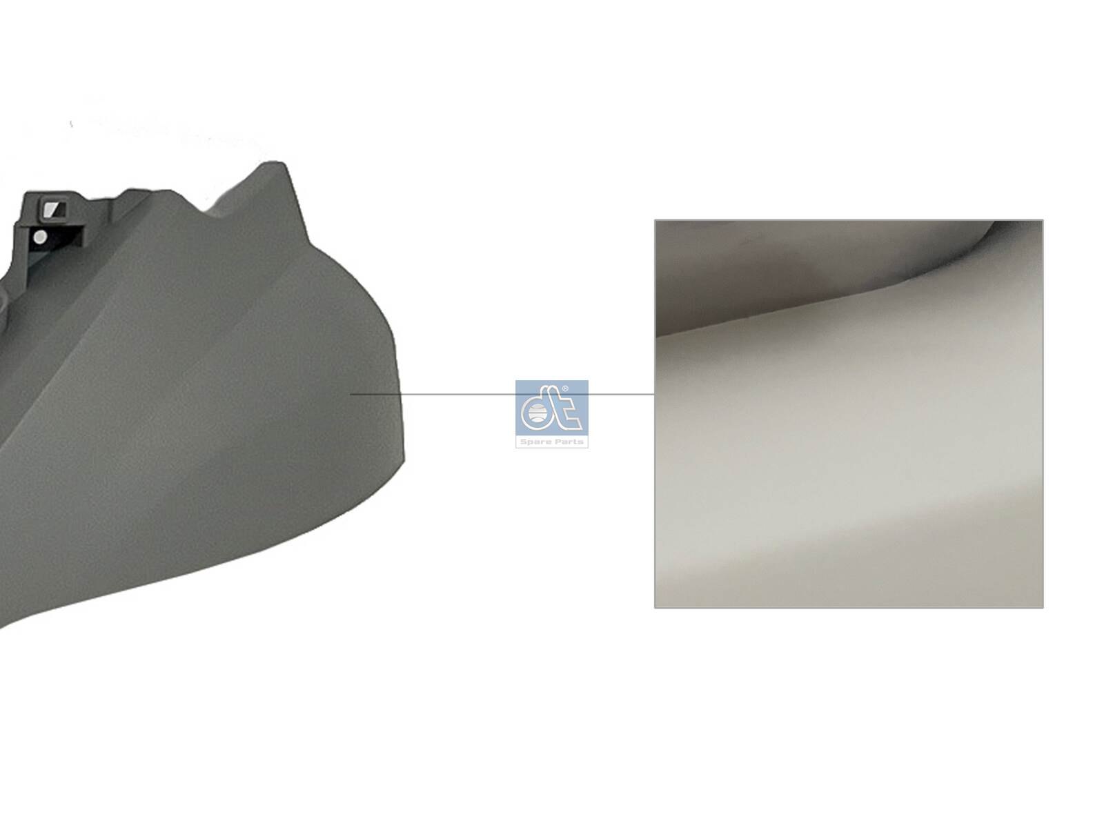 Dt Spare Parts Afdekking, voorpaneel onder 7.00326