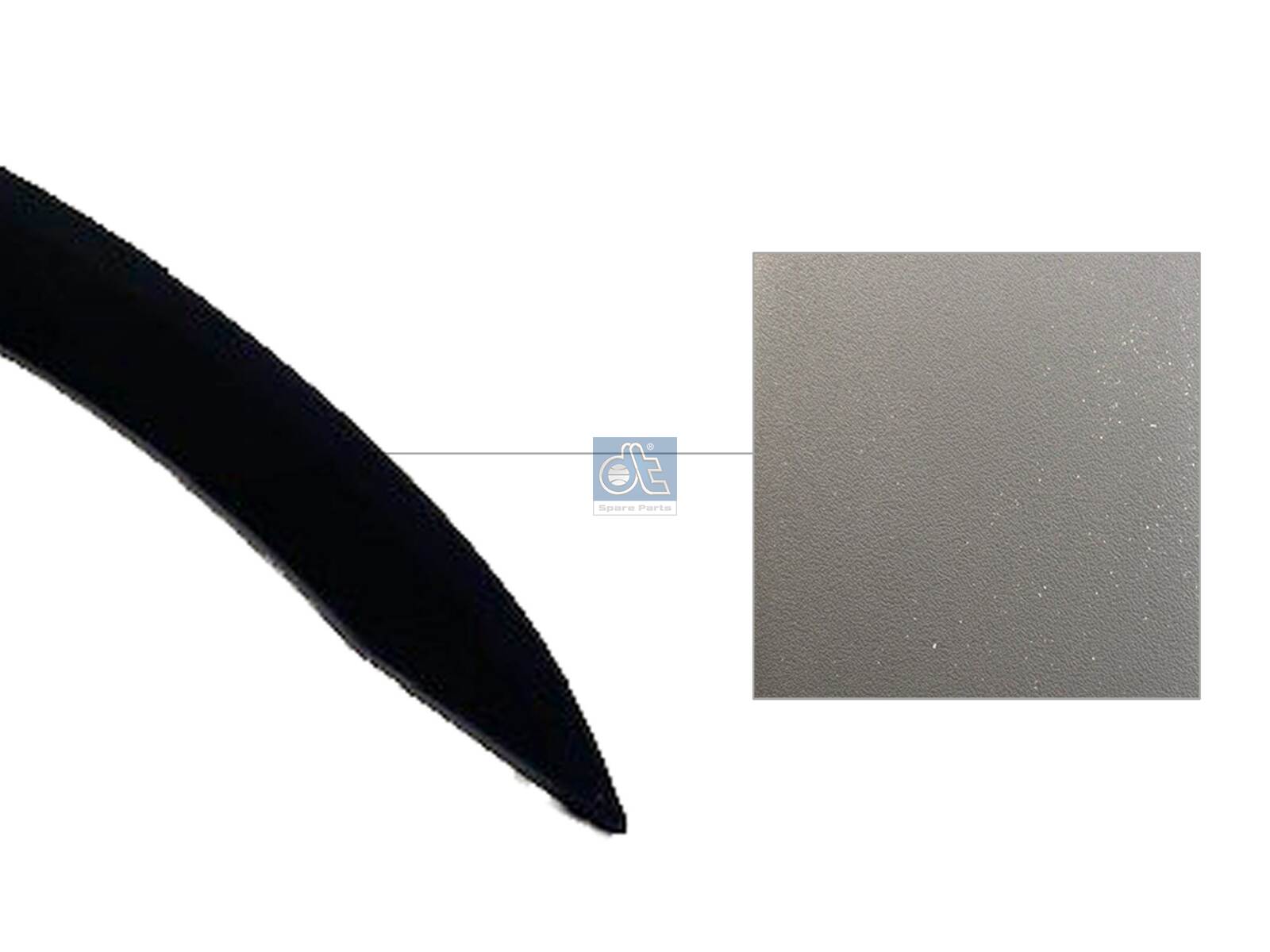 Dt Spare Parts Sier- / beschermingspaneel, spatbord 7.00388