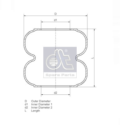 Dt Spare Parts Veerbalg 3.66427