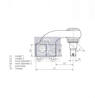 Dt Spare Parts Spoorstangeind / Stuurkogel 5.22020