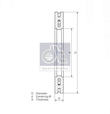 Dt Spare Parts Remschijven 4.65960