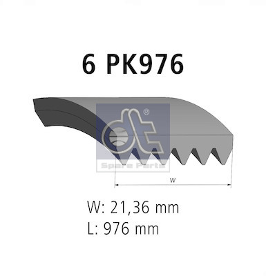 Dt Spare Parts Poly V-riem 11.12075