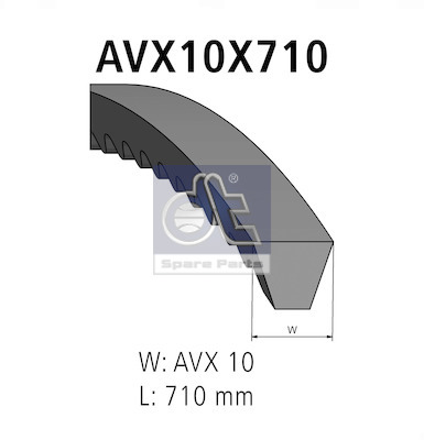 Dt Spare Parts V-riem 12.15425