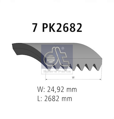 Dt Spare Parts Poly V-riem 13.43505