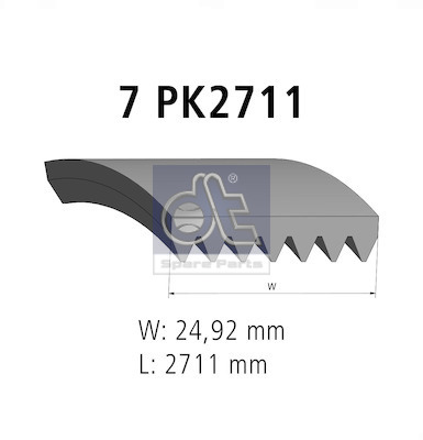 Dt Spare Parts Poly V-riem 13.43506