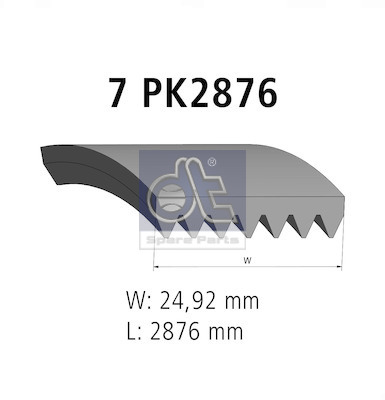 Dt Spare Parts Poly V-riem 13.43508