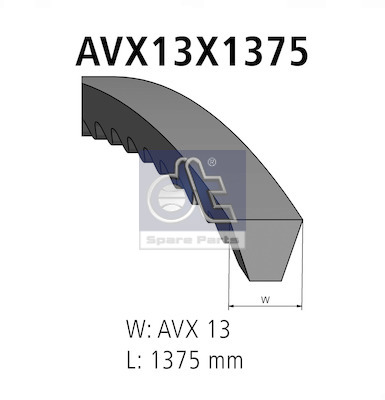 Dt Spare Parts Poly V-riemen kit 3.34275SP