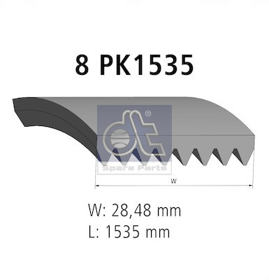 Dt Spare Parts Poly V-riem 1.21219