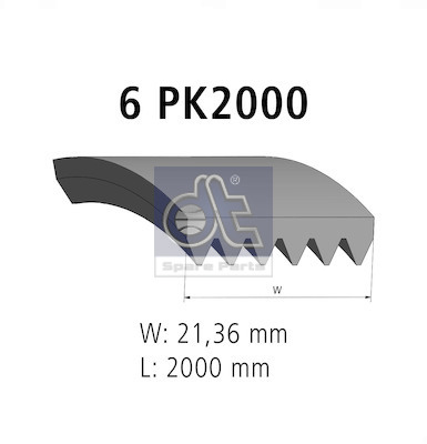 Dt Spare Parts Poly V-riem 1.21871