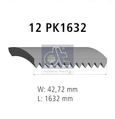 Dt Spare Parts Poly V-riem 3.34333