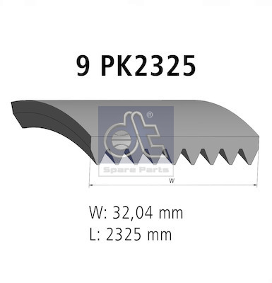 Dt Spare Parts Poly V-riem 4.80769