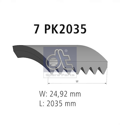 Dt Spare Parts Poly V-riem 4.81363