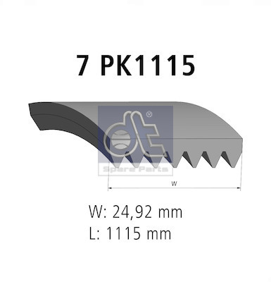 Dt Spare Parts Poly V-riem 6.31549